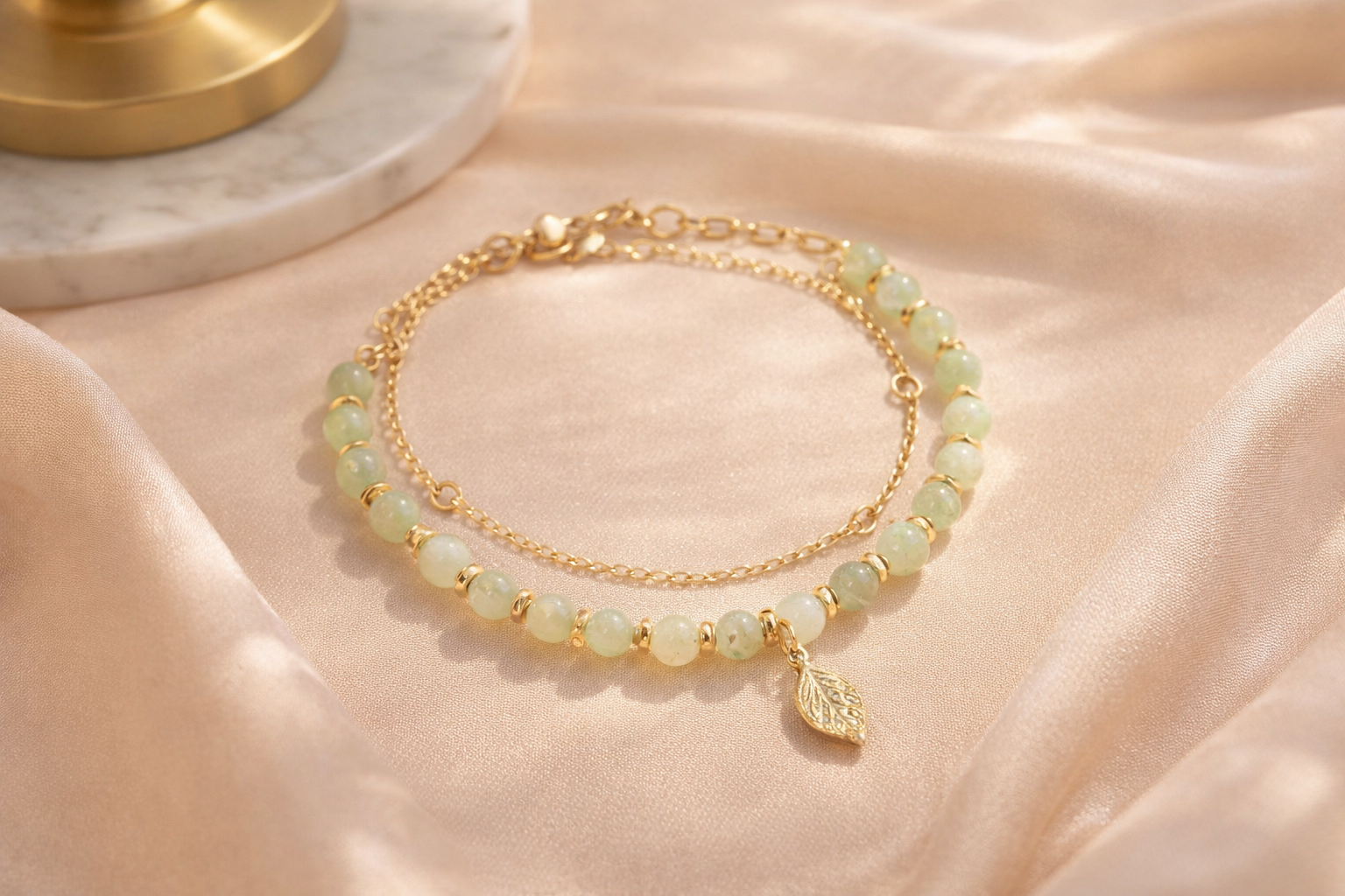 Sweet Jade Glow Bracelet