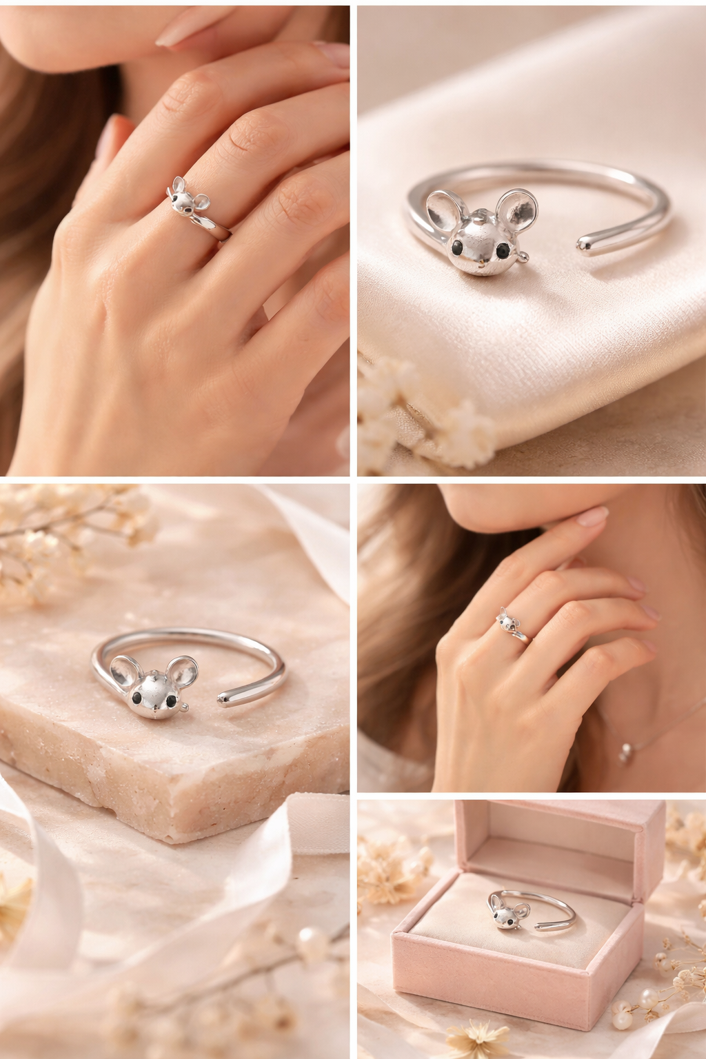 Delicate Silver Mouse