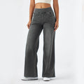 Retro jeans met wijde pijpen