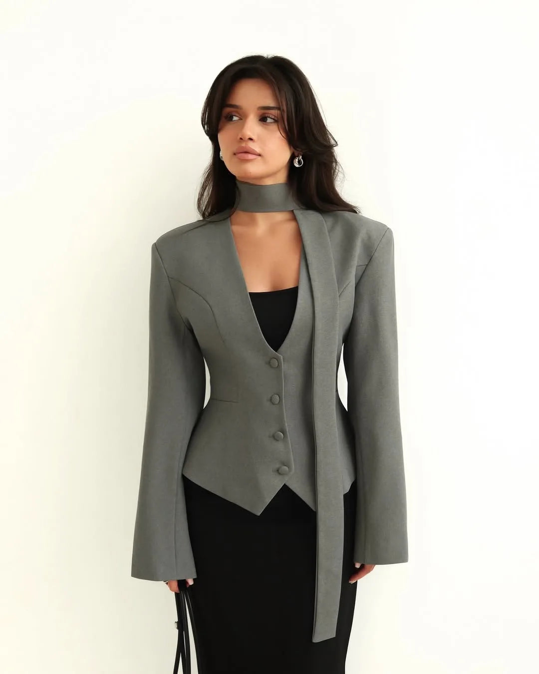 Dames Blazer met V-Hals