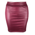 High Waist Slim Fit Minirok