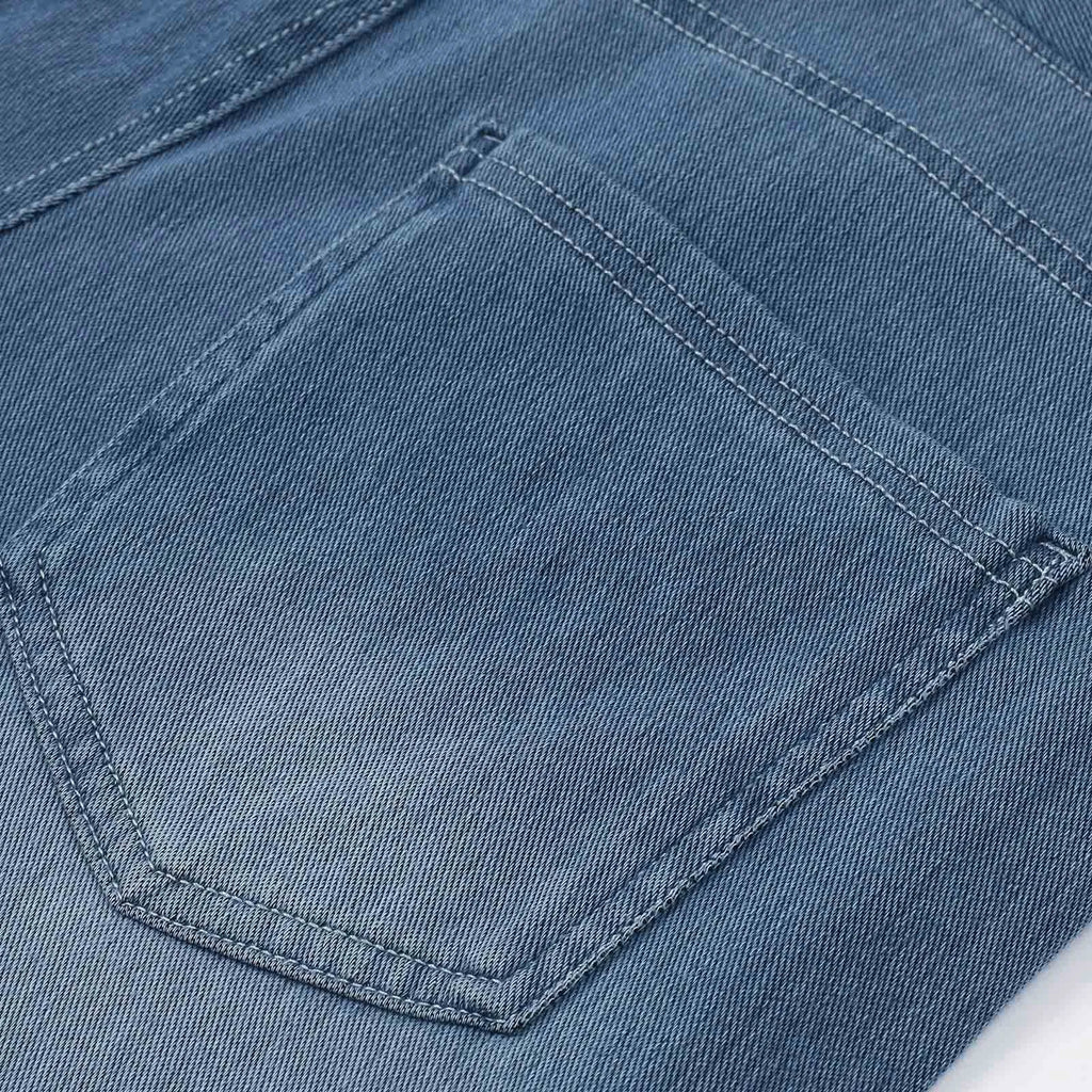 Retro jeans met wijde pijpen