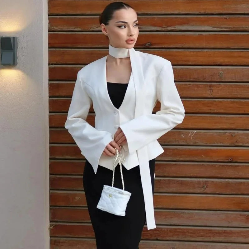 Dames Blazer met V-Hals