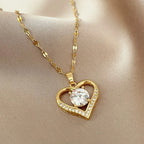 Hartvormige Hanger Ketting