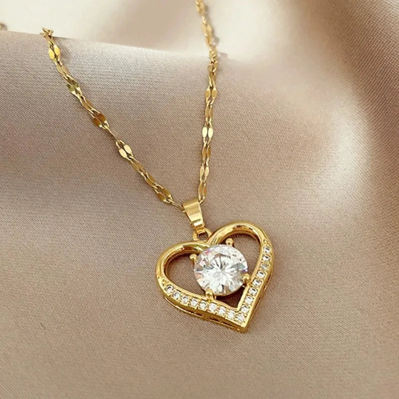Hartvormige Hanger Ketting
