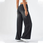 Retro jeans met wijde pijpen