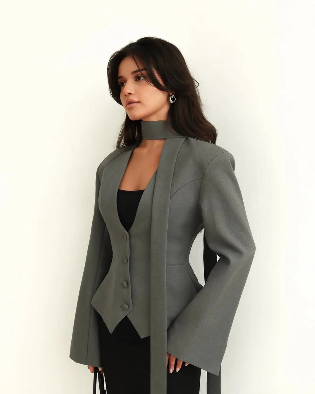 Dames Blazer met V-Hals