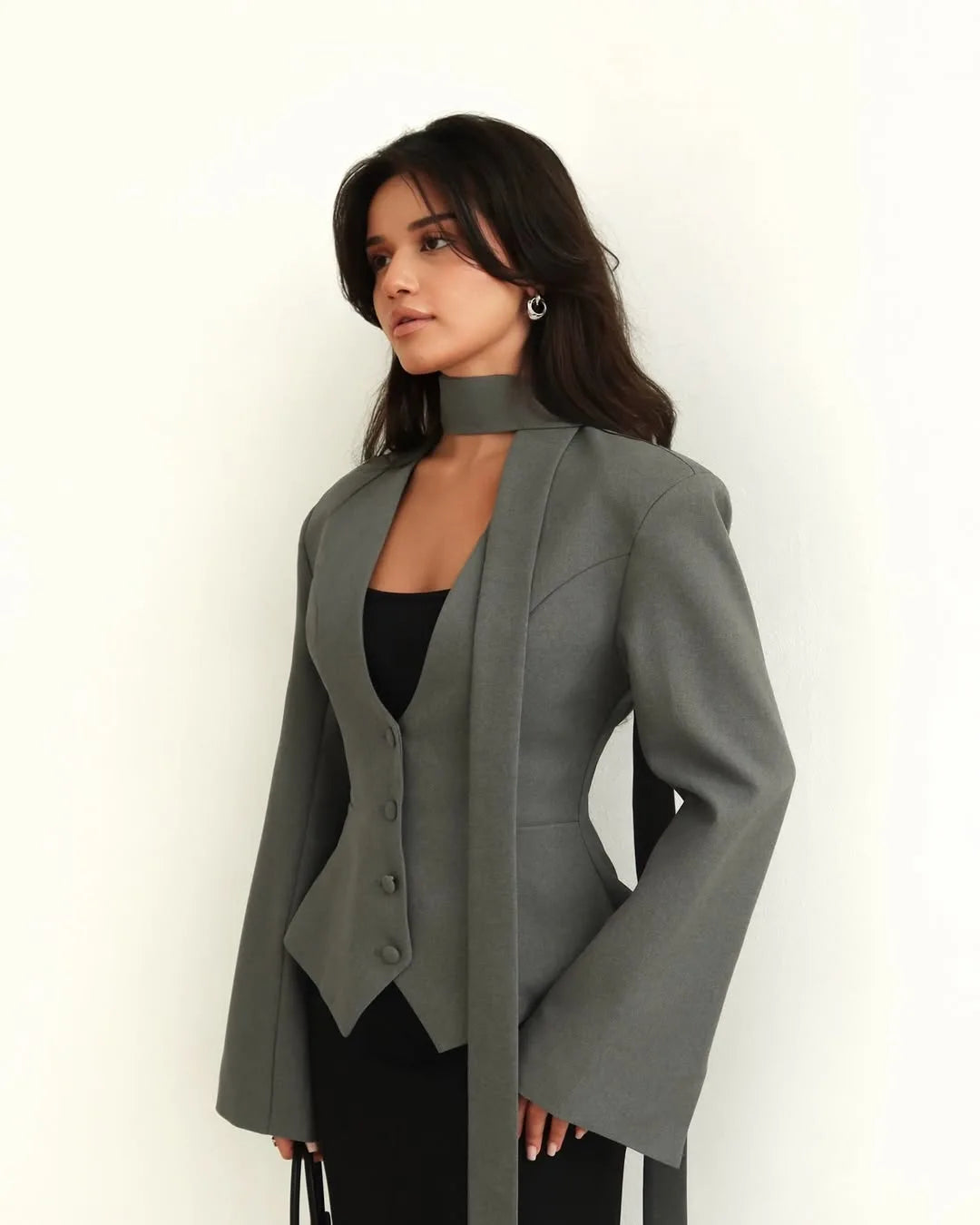 Dames Blazer met V-Hals