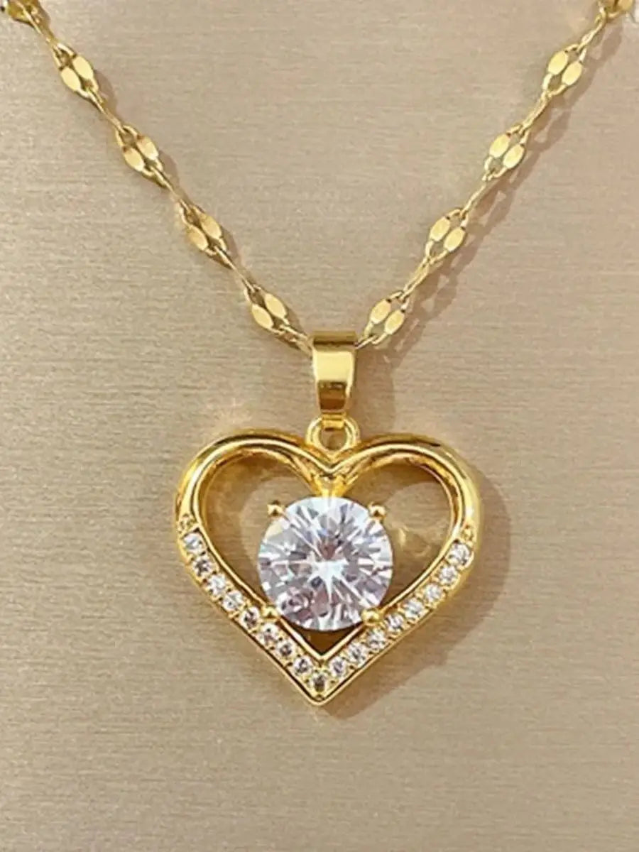 Hartvormige Hanger Ketting