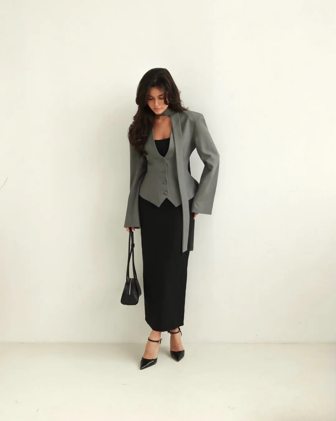 Dames Blazer met V-Hals