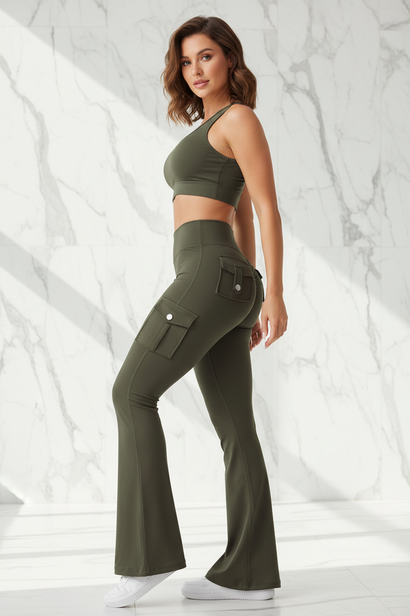 High Stretch Yoga & Fitness Broek
