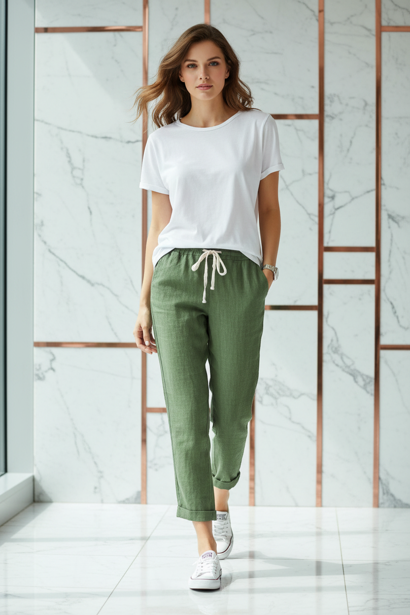 Hoge Taille Harem Broek