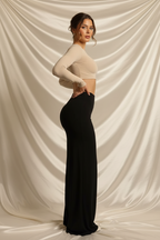 Yoga & Fitness Broek met Wijde Pijpen