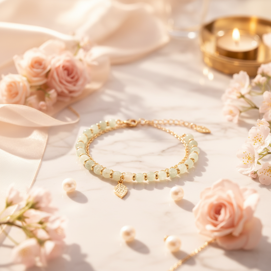 Sweet Jade Glow Bracelet