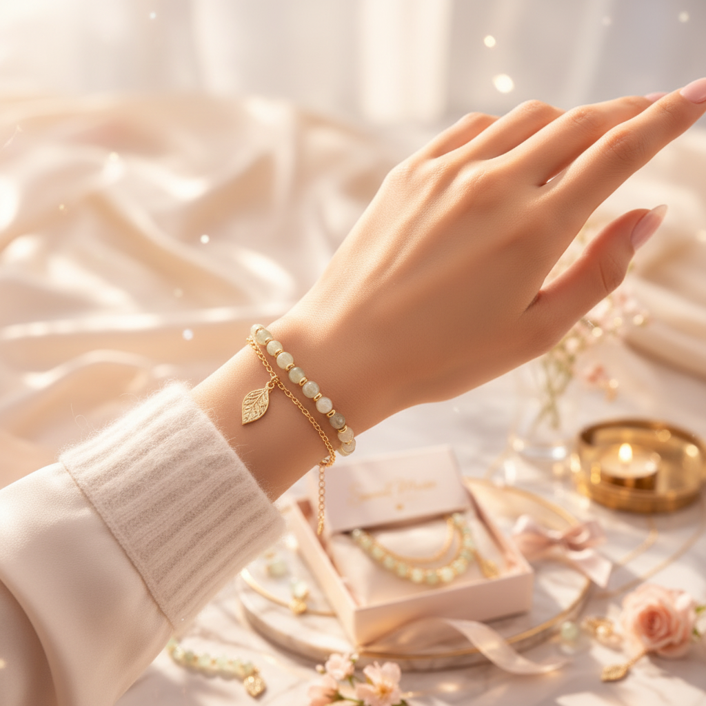 Sweet Jade Glow Bracelet