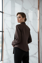Dames Blazer met V-Hals