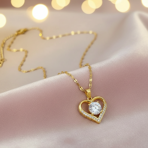 Hartvormige Hanger Ketting