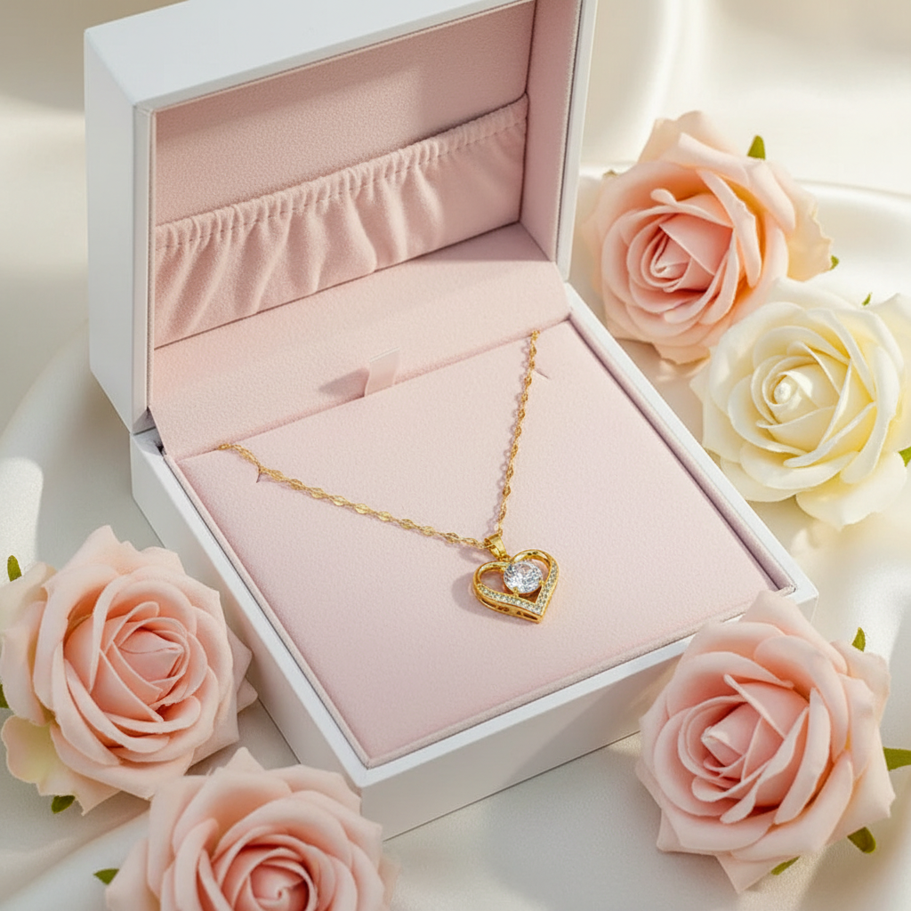 Hartvormige Hanger Ketting