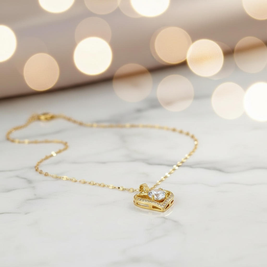 Hartvormige Hanger Ketting