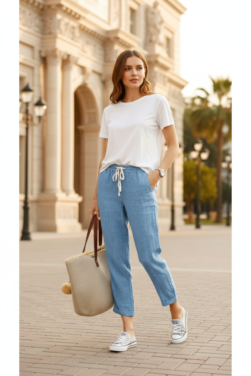 Hoge Taille Harem Broek