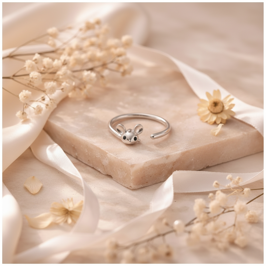 Delicate Silver Mouse