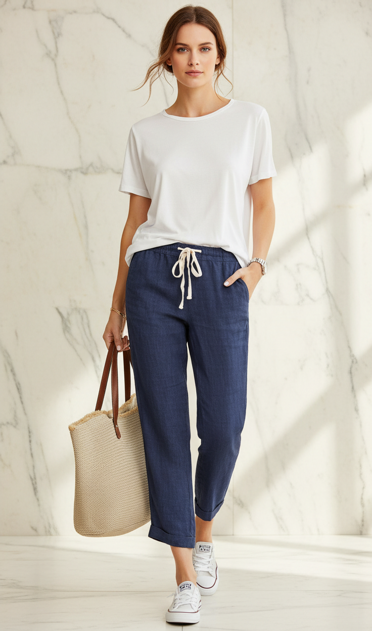 Hoge Taille Harem Broek