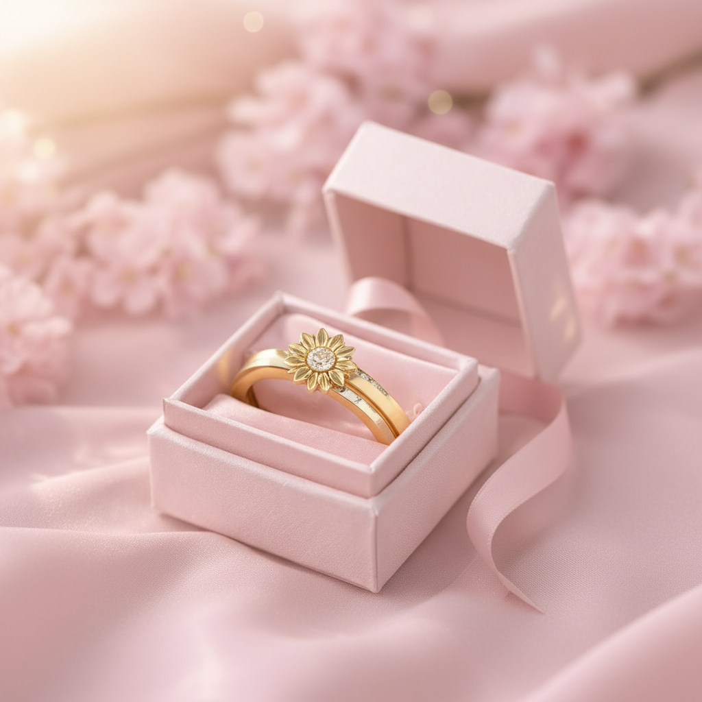 Sunflower Serenity Ring