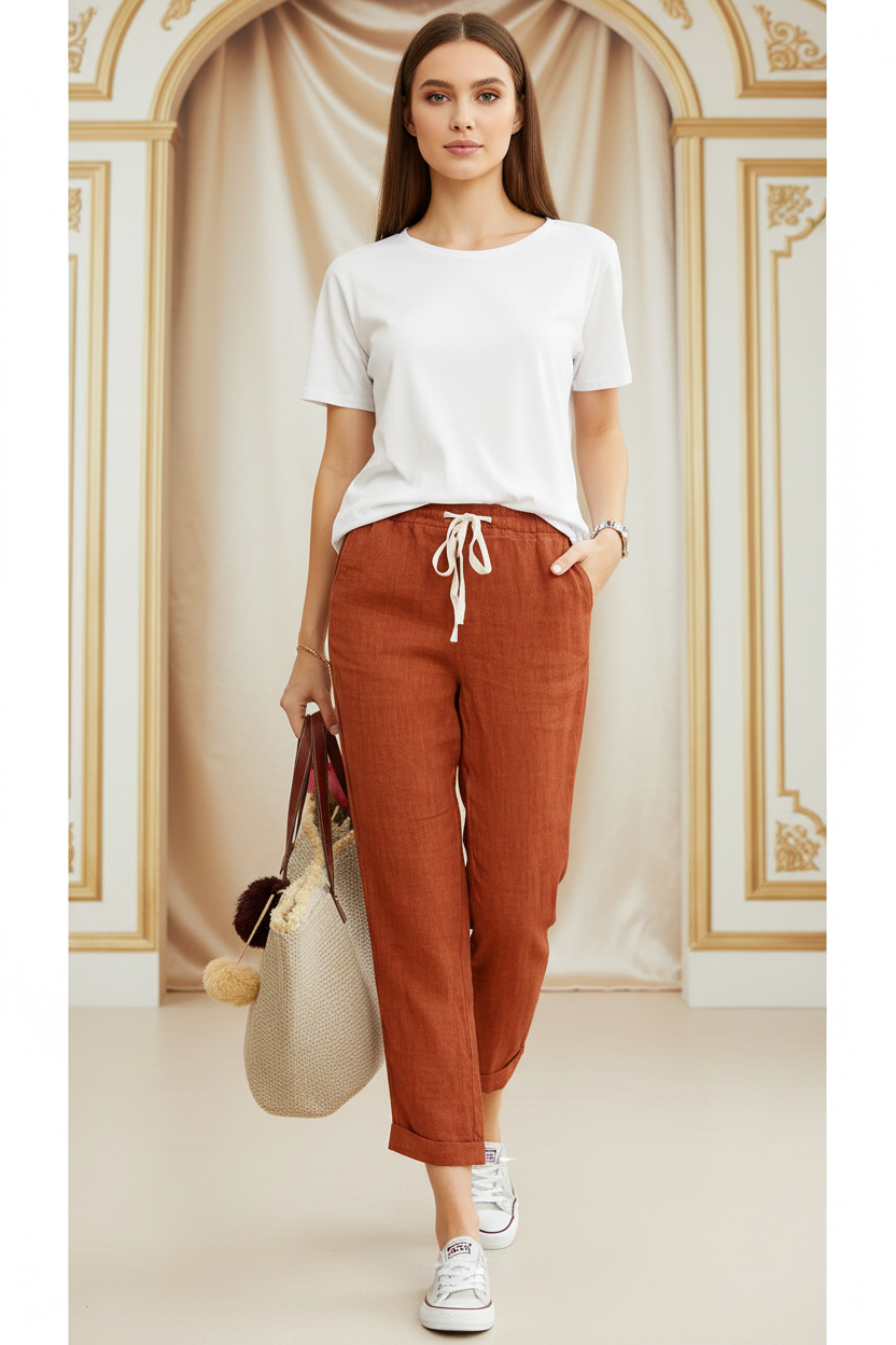 Hoge Taille Harem Broek