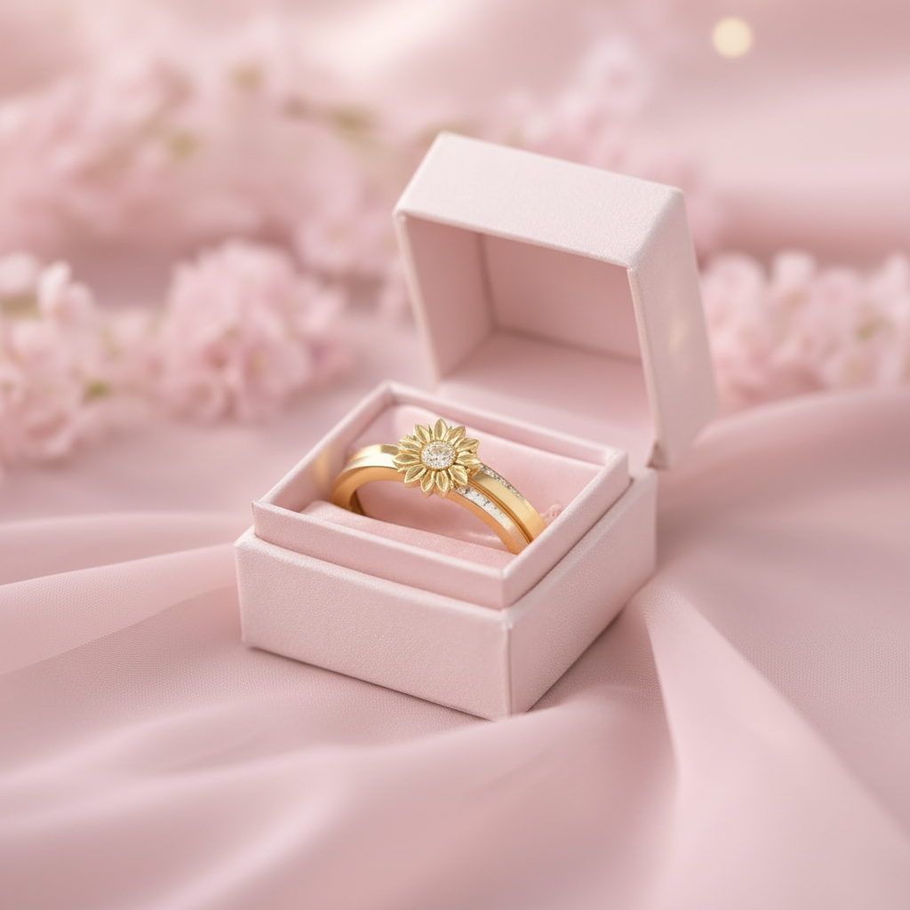 Sunflower Serenity Ring
