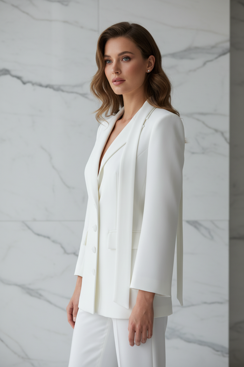 Dames Blazer met V-Hals